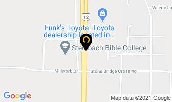 La Broquerie Taxi in Steinbach map