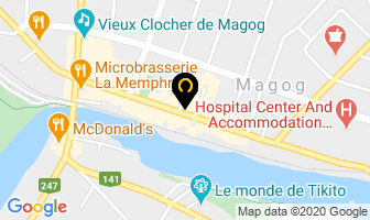 La Chantournelle in Magog map