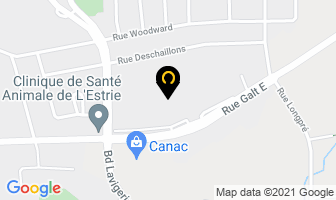 La Cie Canada Tire Inc in Peterborough map