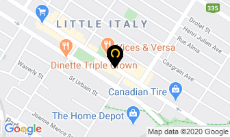 La Cornetteria Inc in Montreal map