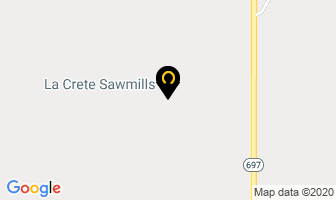 La Crete Sawmills Ltd in La Crête map