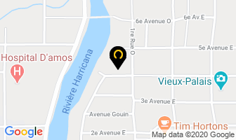 La R&eacute;sidence Sylrick in Amos map