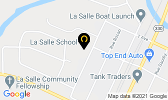 La Salle School in La Salle map