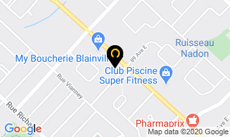 Labelle Pizza in Blainville map