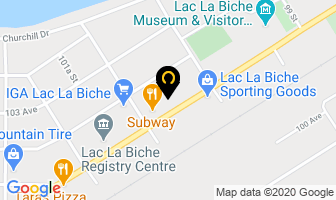 Labiche Innopen Parkland in Lac la Biche map