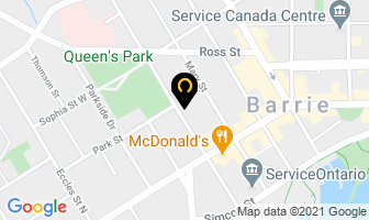 Labonte A Psychotherapist in Barrie map