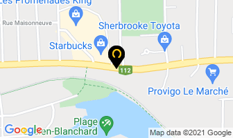 Laboratoire Qualiteck Service in Sherbrooke map