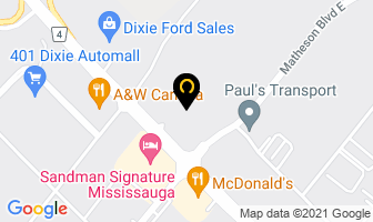 Labour One Staffing in Mississauga map