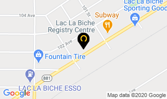 Lac La Biche Registry Centre in Lac la Biche map