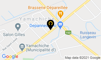 Lacerte Claudelle in Yamachiche map