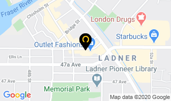 Ladner Sushi in Delta map