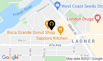 Ladner Village Dental in Delta map