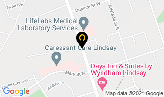 Lafarge Canada Inc in Lindsay map