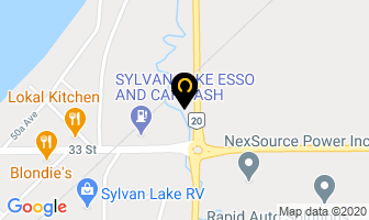 Lafarge Construction Financial Services Centre in Sylvan Lake map