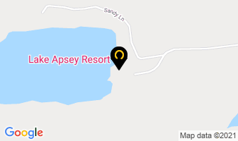 Lake Apsey Resort in Espanola map