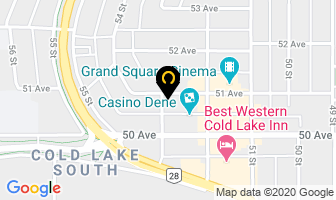 Lake Centre Dental Group in Cold Lake map