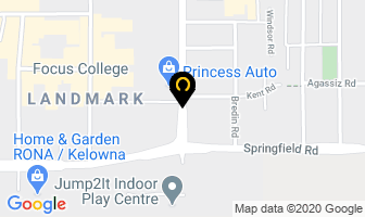 Lake City Technical Products in Kelowna map