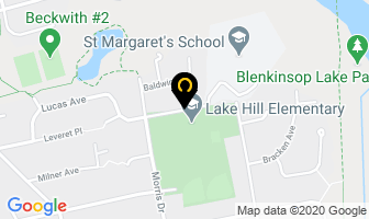 Lake Hill Elementary (K-5) - School District No 61 in Victoria map