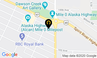 Lake View Credit Union in Dawson Creek map