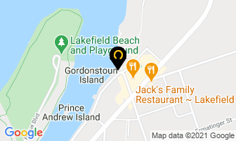Lakefield Marina in Lakefield map