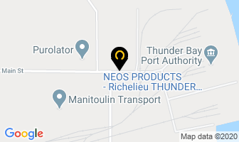 Lakehead Newsprint Ltd in Thunder Bay map