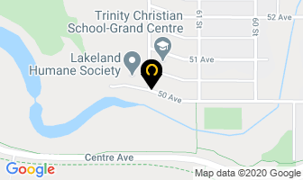 Lakeland Humane Society in Cold Lake map