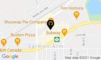 Lakeshore News in Salmon Arm map