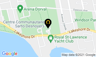 Lakeshore Players Inc in Dorval map
