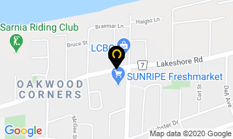 Lakeshore Road Chiropractic Clinic in Sarnia map