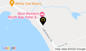 Lakeshore Suites in North Bay map