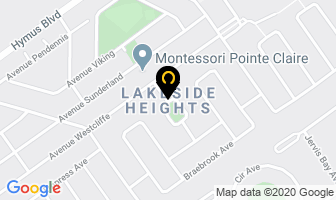Lakeside Heights in Pointe-Claire map
