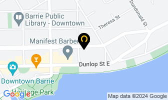 Lakeview Barrie Dental in Barrie map
