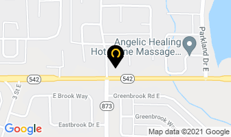 Lakewood Community Church in Brooks map