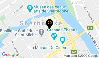 Lalibert&eacute; Jacques P in Sherbrooke map