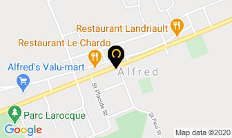 Lamarche Jean-Guy Esso Garage in Alfred map
