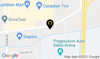 Lambton Audiology Associates in Sarnia map