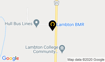 Lambton Bmr Pro in Petrolia map