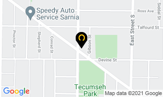 Lambton Fast Oil & Lube Centre in Sarnia map