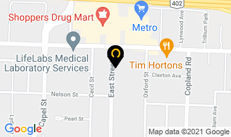 Lambton Seniors Association in Sarnia map