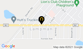Lampman Public Library in Division No. 14 map