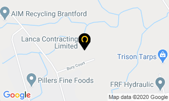 Lanca Contracting Limited in Brantford map