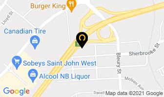 Lancaster Automotive Repair in Saint John map