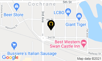 Land Registry Office in Cochrane map