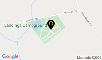 Landing's Campground in Petersburg map