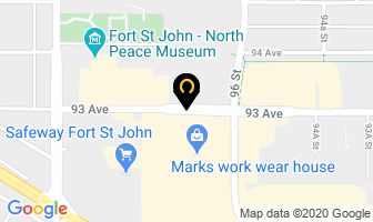 Landmark Cinemas in Fort St. John map