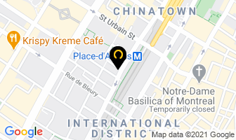 Landmark Education International in Montreal map
