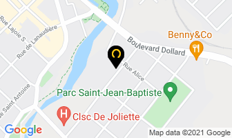 Landry Inc in Joliette map