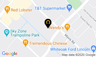Lane's Landscaping in Mississauga map