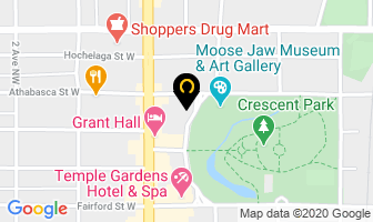 Langdon Towers in Moose Jaw map