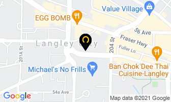 Langley Apartments in Langley map
